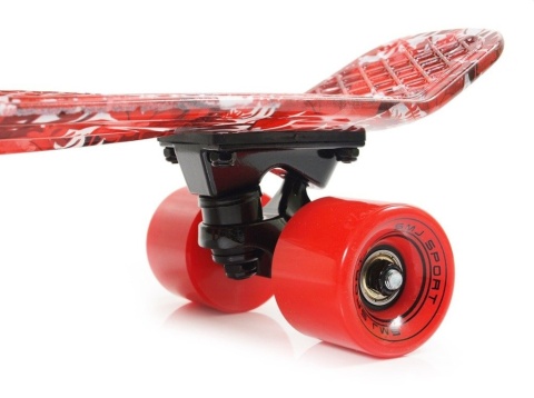 Deskorolka Fiszka Red Jungle 22"