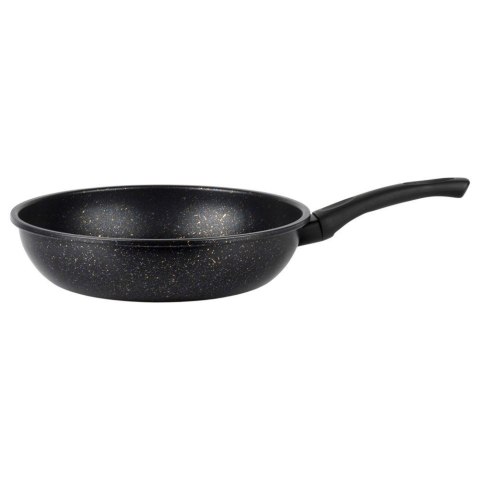Grupa Orion Sp. z o.o. Patelnia Granitowa Non-Stick do Smażenia Duszenia Czarna 24 cm VILDE