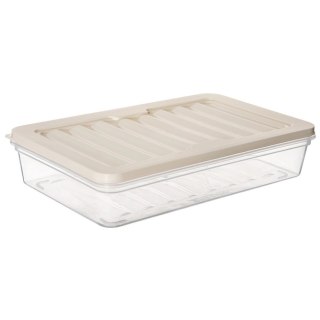 Grupa Orion Sp. z o.o. Pojemnik na Wędliny Sery 1 L ORION Falowane Dno Zmywarka 22,5 x 14 cm