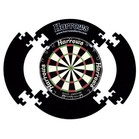HARROWS Dartboard Surround Puzzle – tarcza ochronna, czarna