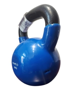 KETTLEBELL ŻELIWNY 20KG POKRYTY WINYLEM HMS