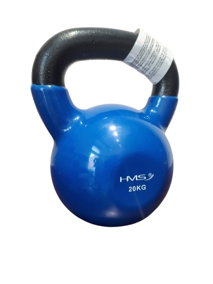 KETTLEBELL ŻELIWNY 20KG POKRYTY WINYLEM HMS