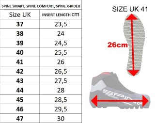 Kubisport Buty do Narciarstwa Biegowego Biegówki Damskie Spine Comfort+ SNS roz.42