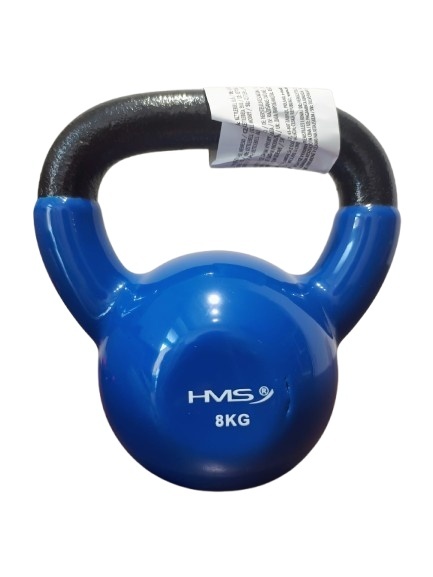 KETTLEBELL ŻELIWNY 8KG POKRYTY WINYLEM HMS