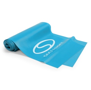 Taśma guma oporowa fitness MEDIUM niebieska 0.4 mm