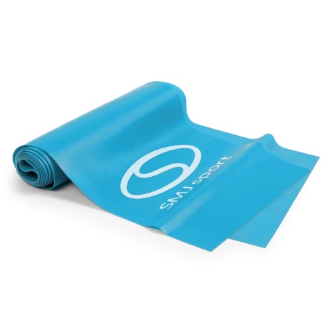 Taśma guma oporowa fitness MEDIUM niebieska 0.4 mm