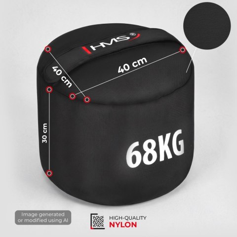 WSN68 SANDBAG STRONGMAN WOREK TRENINGOWY DO WYPEŁNIENIA 68 KG HMS