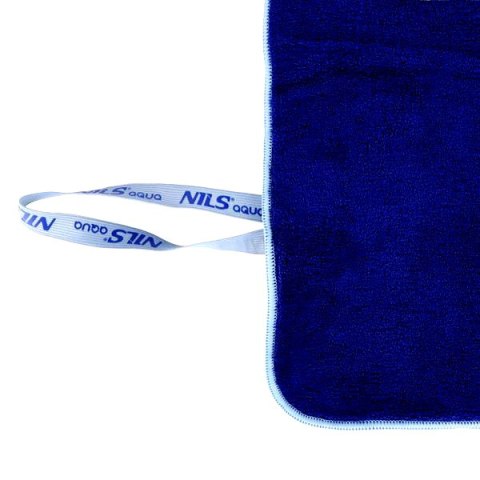 NAR14 RĘCZNIK Z MIKROFIBRY FROTTE GRANATOWY 160X80cm NILS AQUA