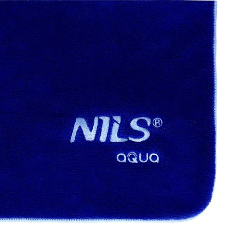 NAR14 RĘCZNIK Z MIKROFIBRY FROTTE GRANATOWY 160X80cm NILS AQUA