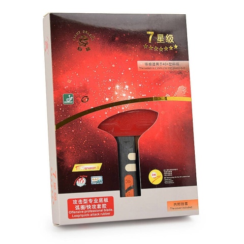 Rakietka do tenisa stołowego ping-ponga Giant Dragon 7★ N8071 + pokrowiec