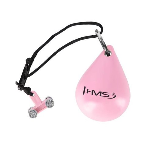 HHW02 HULA HOP LIGHT PINK Z WYPUSTKAMI I OBCIĄŻNIKIEM HMS