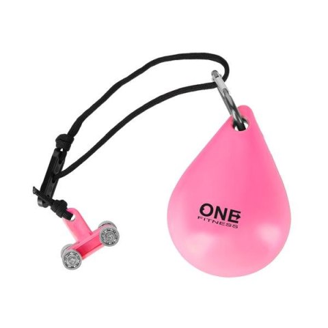 OHA02 HULA HOP PINK Z WYPUSTKAMI I OBCIĄŻNIKIEM ONE FITNESS