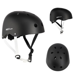 MTW001 CZARNY ROZM. M(55-58CM) KASK NILS EXTREME