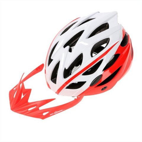 MTW210 BIAŁO-CZERWONY ROZM. L (59-65CM) KASK NILS EXTREME