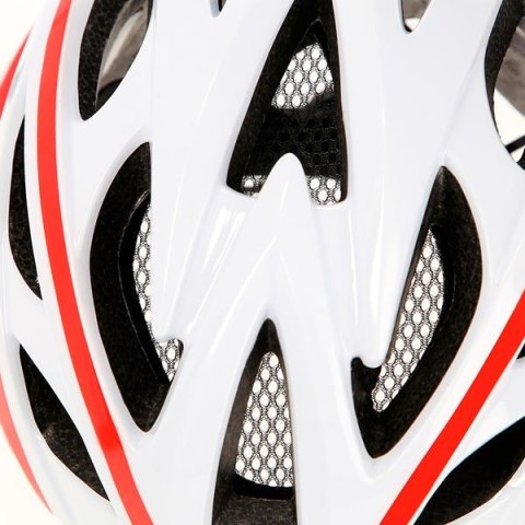 MTW210 BIAŁO-CZERWONY ROZM. L (59-65CM) KASK NILS EXTREME