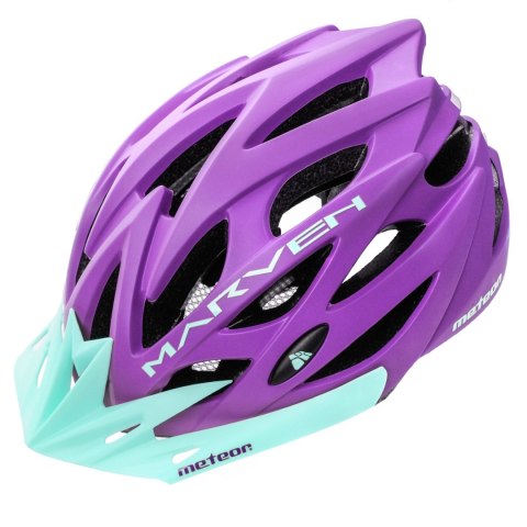 KASK ROWEROWY METEOR MARVEN eggplant L(58-61cm)