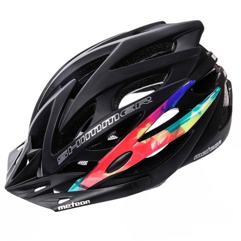 KASK ROWEROWY METEOR SHIMMER black S(52-56cm)