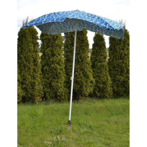 PARASOL PLAŻOWO OGRODOWY 180CM NIEBIESKI MORSKI