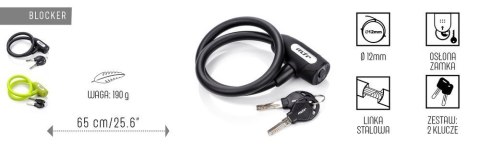 ZAPIĘCIE ROWEROWE METEOR BLOCKER Kolor: Czarny