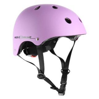 MTV12 FIOLETOWY MATOWY ROZM. XL (55-61 cm) KASK NILS EXTREME