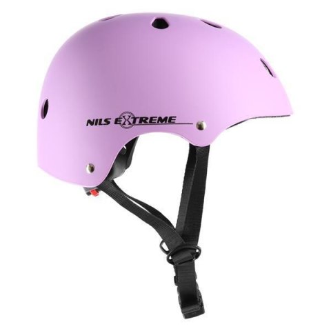 MTV12 FIOLETOWY MATOWY ROZM. XL (55-61 cm) KASK NILS EXTREME