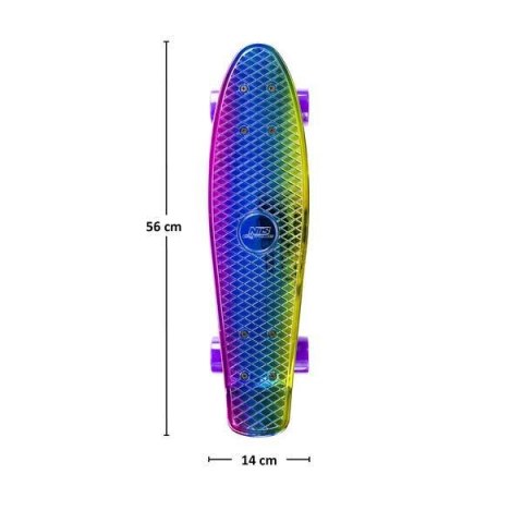 PNB01 RAINBOW ELECTROSTYLE PENNYBOARD DESKOROLKA NILS EXTREME