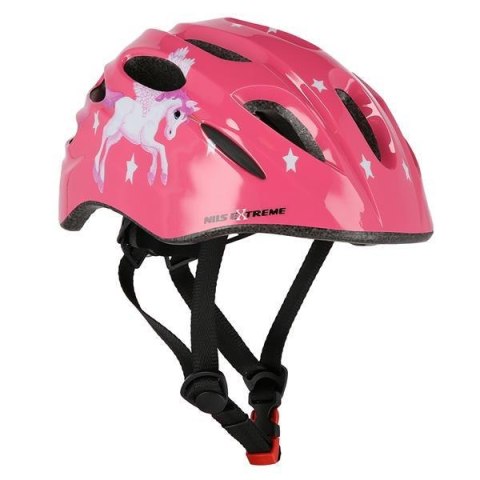 MTW01 LED różowy ROZM. S (44-50 cm) KASK NILS EXTREME