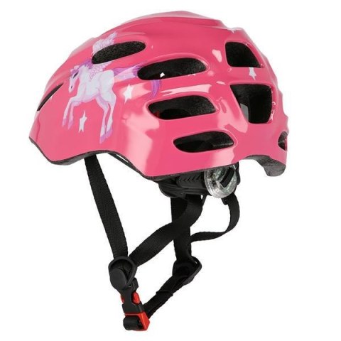 MTW01 LED różowy ROZM. S (44-50 cm) KASK NILS EXTREME