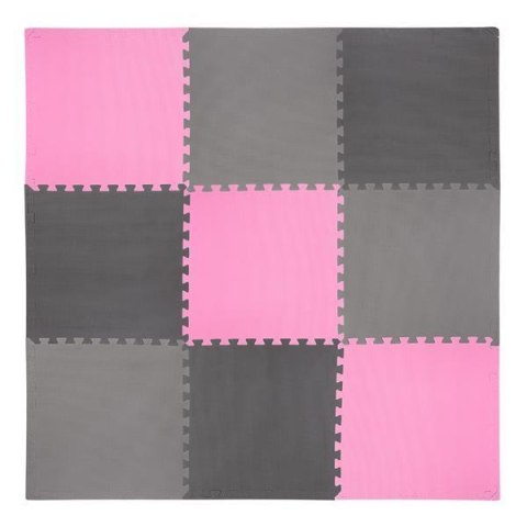 MP10 MATA PUZZLE POD SPRZĘT PINK-GREY 9 ELEMENTÓW 10MM