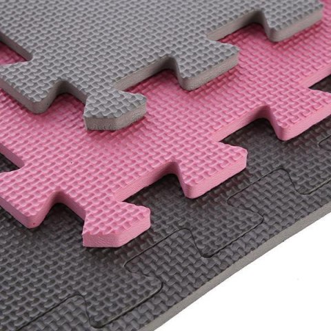 MP10 MATA PUZZLE POD SPRZĘT PINK-GREY 9 ELEMENTÓW 10MM