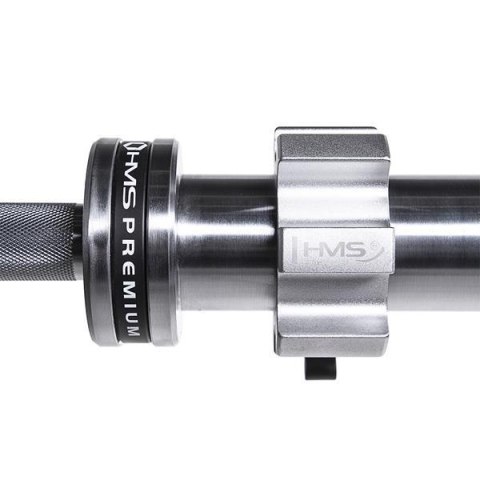 GO901 900KG GRYF OLIMPIJSKI HMS PREMIUM + ZG1500 SILVER ZACISKI LOCK JAW (2 szt)