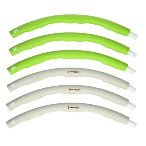 HHP003 GREEN-GREY HULA HOP 1,5KG 100CM HMS