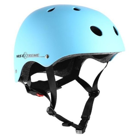 MTV12 NIEBIESKI MATOWY ROZM. XL (55-61 cm) KASK NILS EXTREME