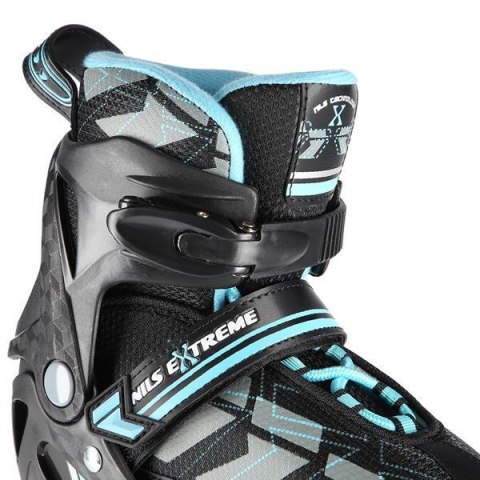 NA11002 CZARNO/NIEBIESKIE ROZM. S (31-34) ŁYŻWOROLKI NILS EXTREME