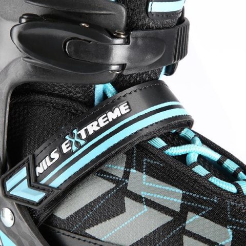 NA11002 CZARNO/NIEBIESKIE ROZM. S (31-34) ŁYŻWOROLKI NILS EXTREME