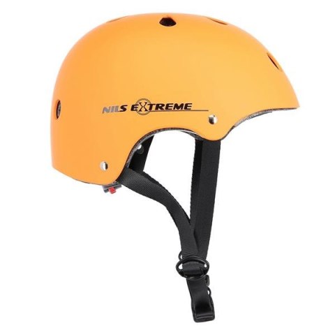 MTV12 POMARAŃCZOWY MATOWY ROZM. XL (55-61 cm) KASK NILS EXTREME