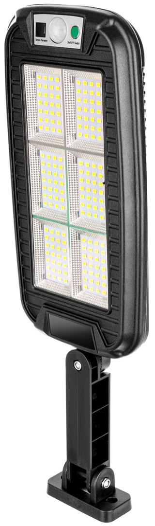 LAMPA ULICZNA LATARNIA SOLARNA 168LED + PILOT CZUJNIK RUCHU I ZMIERZCHU