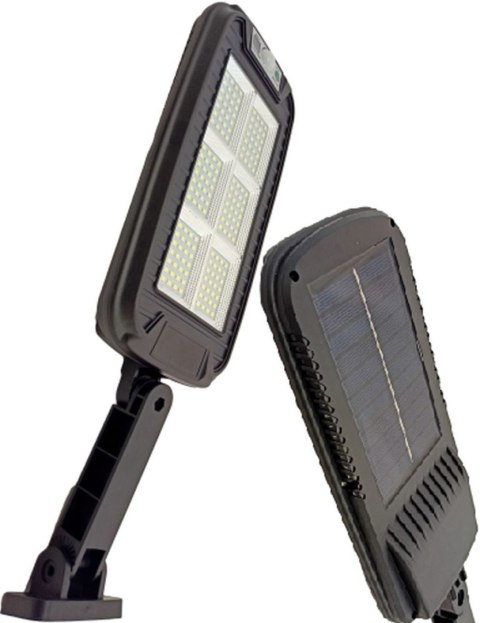 LAMPA ULICZNA LATARNIA SOLARNA 168LED + PILOT CZUJNIK RUCHU I ZMIERZCHU