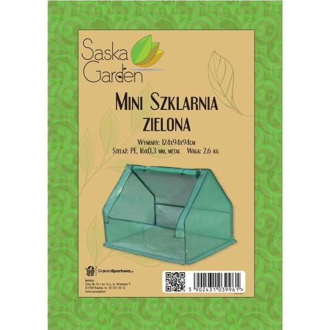 SZKLARNIA OGRODOWA MINI 124X94X94CM SASKA GARDEN