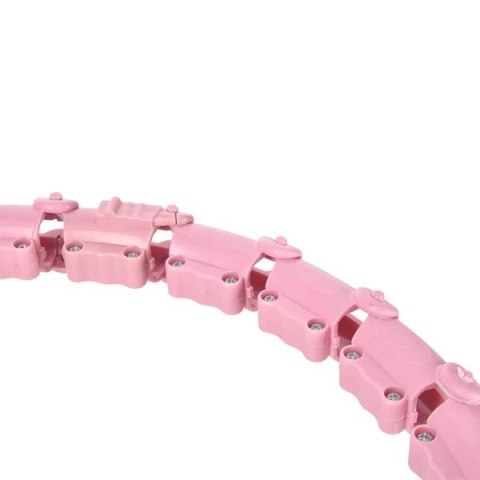 HHW11 PLUS SIZE HULA HOP LIGHT PINK Z WYPUSTKAMI I OBCIĄŻNIKIEM HMS