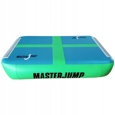 Master AirBlock Mata Gimnastyczna Trampolina MASTER 60 x 100 x 20 cm Blue Green