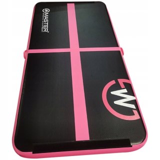 Master AirTrack Dmuchana Mata Gimnastyczna MASTER 200 x 100 x 10 cm Black-Pink