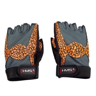 RST03 ORANGE/GRAY ROZM. L RĘKAWICE NA SIŁOWNIĘ HMS