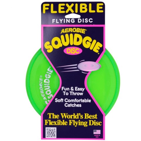 AEROBIE Frisbee Dysk do Rzucania AEROBIE Squidgie Green