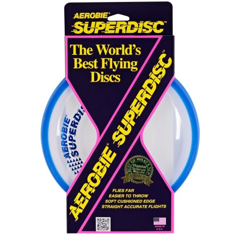 AEROBIE Frisbee Dysk do Rzucania AEROBIE Superdisc Blue