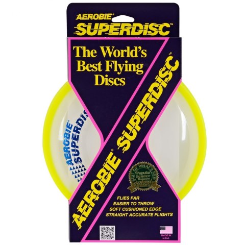 AEROBIE Frisbee Dysk do Rzucania AEROBIE Superdisc Yellow