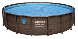 Bestway Basen Stelażowy BESTWAY Power Steel Swim VISTA 549 x 122 cm