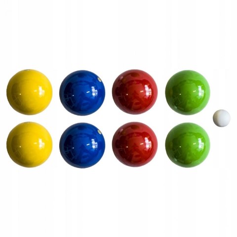 Londero Drewniane Kule do Gry 8 szt. - Boule, Bule, Petanque LONDERO 100 mm w Pokrowcu