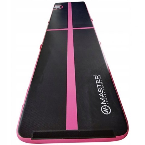 Master AirTrack Dmuchana Mata Gimnastyczna MASTER 400 x 100 x 10 cm Black-Pink