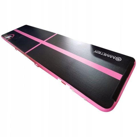 Master AirTrack Dmuchana Mata Gimnastyczna MASTER 400 x 100 x 10 cm Black-Pink